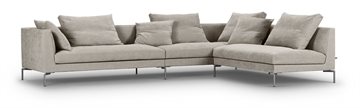 Eilersen Ra hjørneopstilling 260x229, Stof: Pond 0026, 